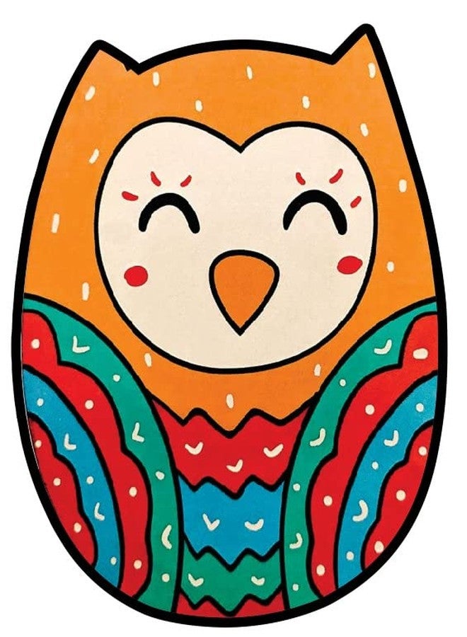 Skywalk Cute Colorful Owl Wooden Fridge Magnets for Gift and Home Decoration PBS-M-618